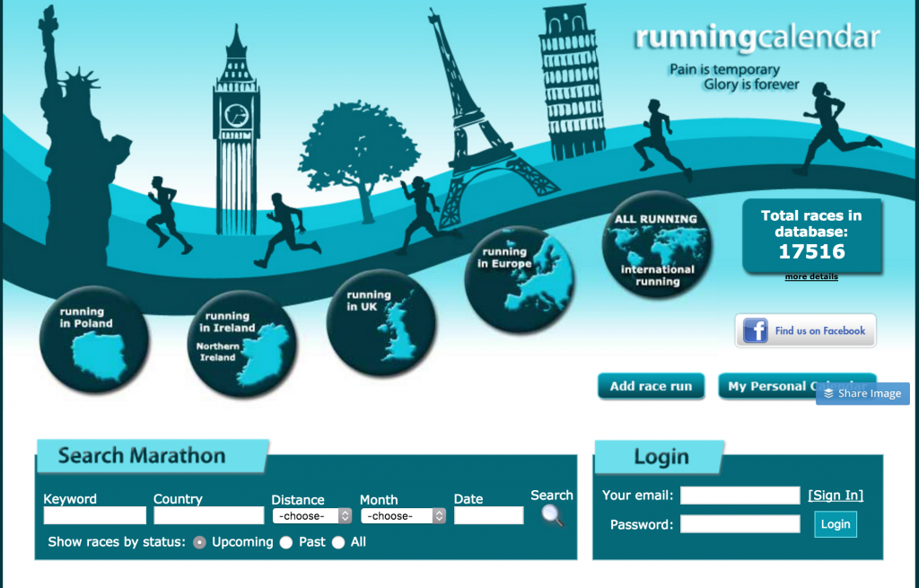 4 Online Running Calendars Around the World Runners Should Bookmark