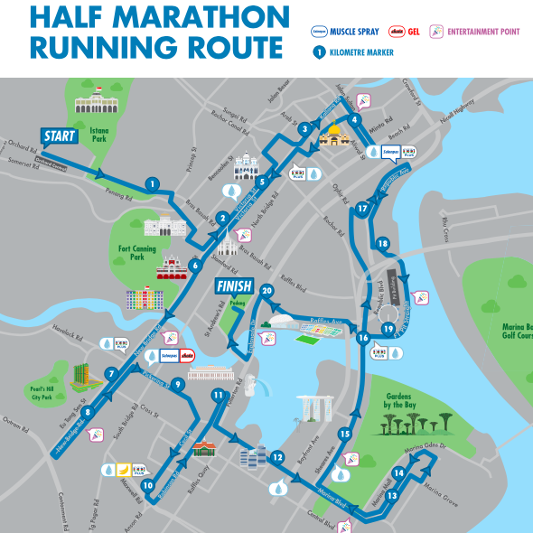 Standard Chartered Singapore Marathon 2017: Flag-off Times, Road ...