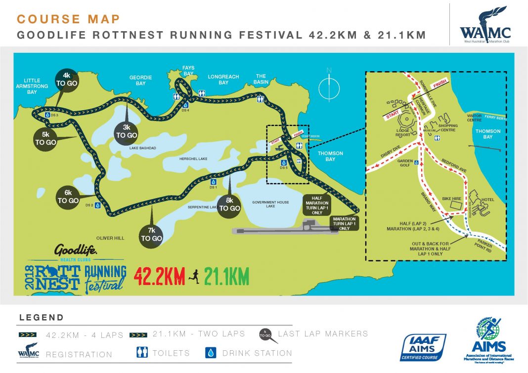 Race Review: 2018 Goodlife Rottnest Island Marathon (by Doctor Will