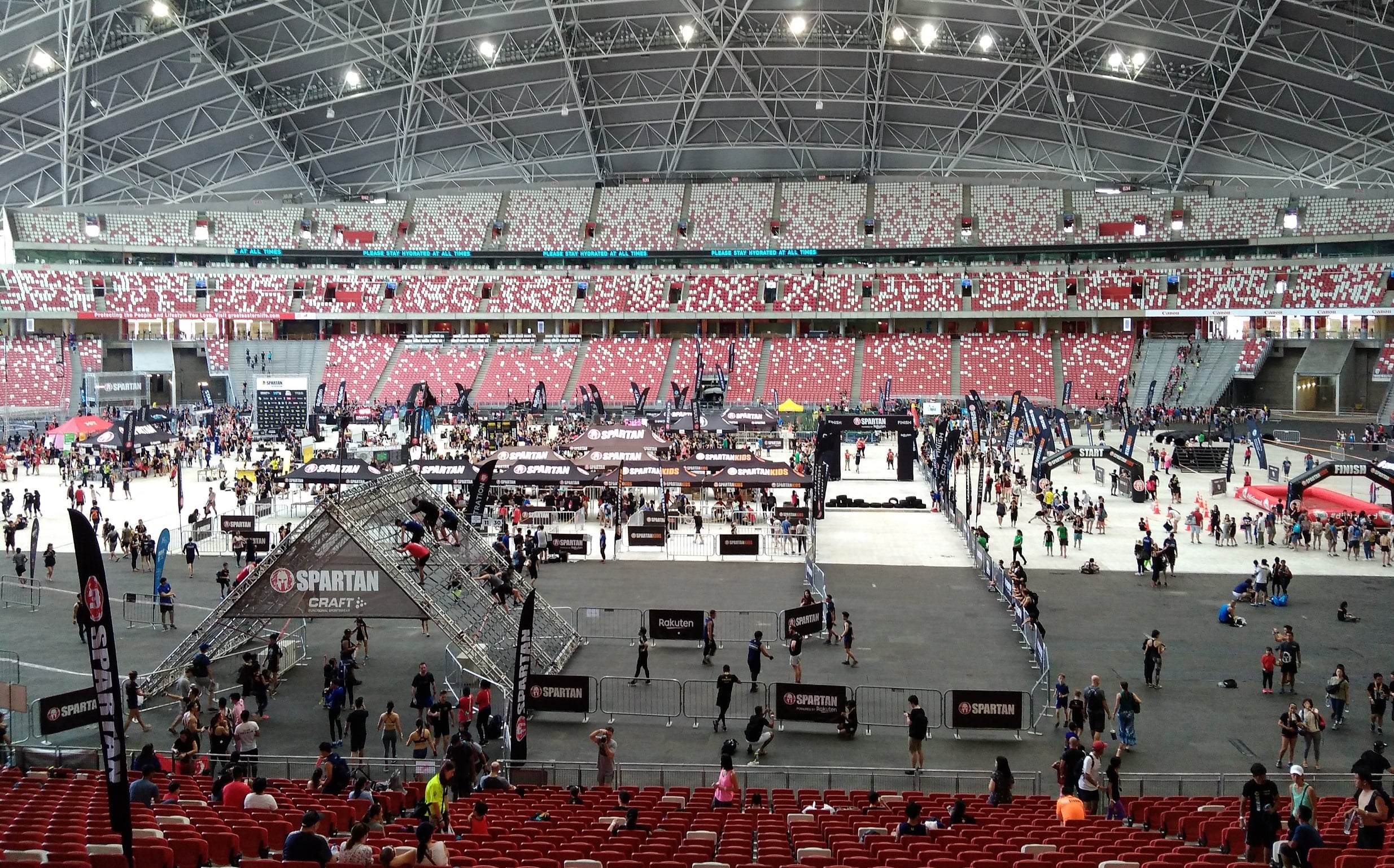 Spartan Stadion Race Obstacles ! #spartan #spartanrace #stadium