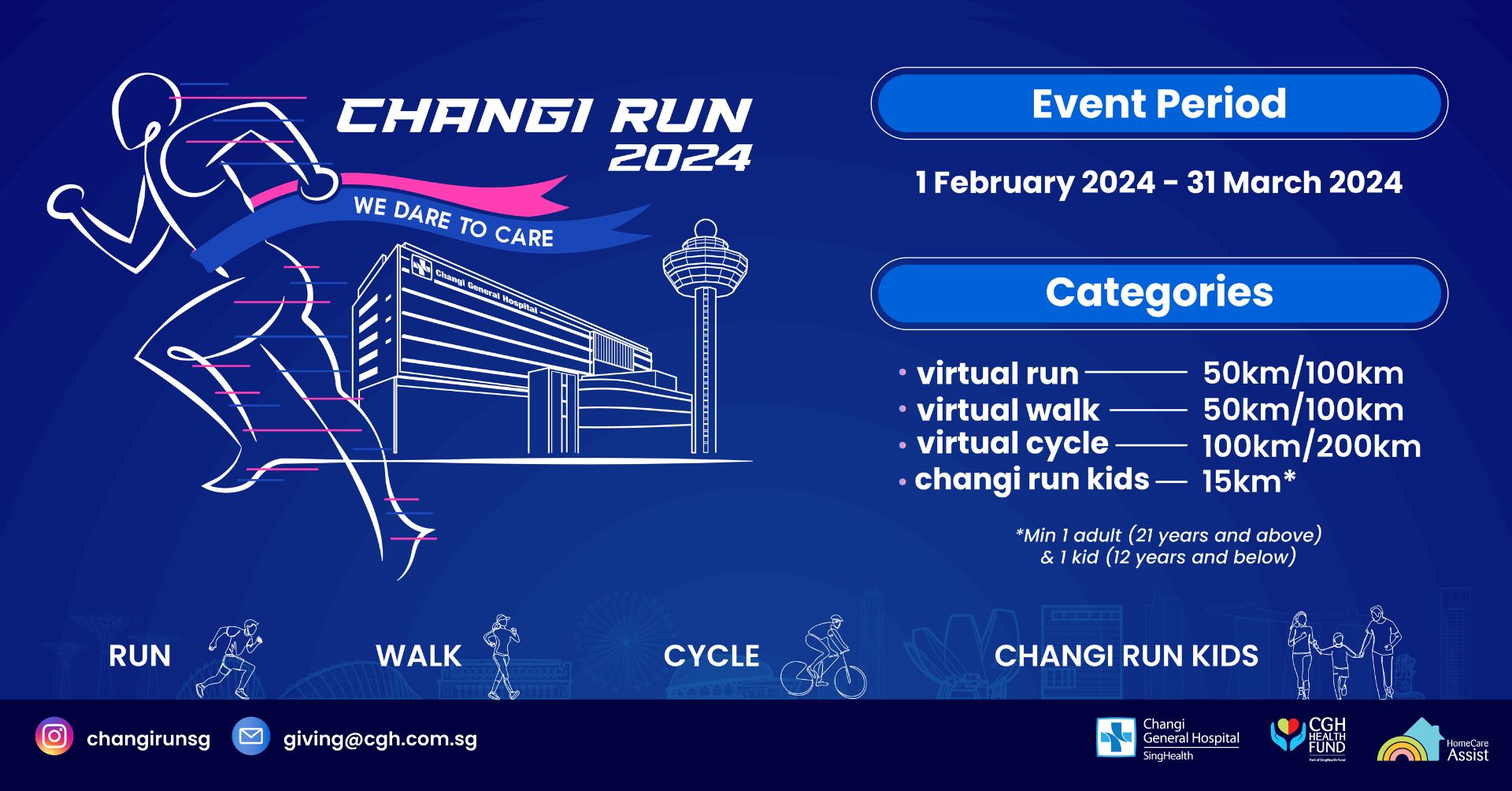 Changi Run 2024 Virtual JustRunLah!